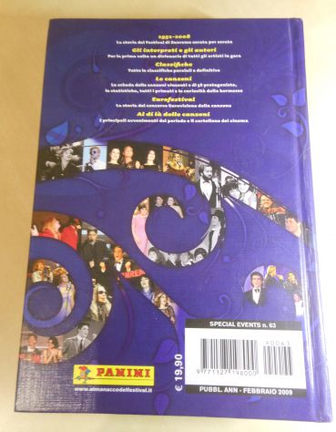 Festival di Sanremo, Eddy Anselmi, Ed. Panini 2009. - Foto 4