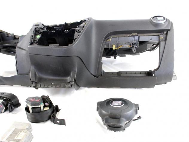 5N0959655A KIT AIRBAG SEAT LEON 1.9 D 77KW 5M 5P (2008) RICAMBIO USATO CON PRETENSIONATORI CINTURE DI SICUREZZA, CENTRALINA AIRBAG, AIRBAG VOLANTE GUI - Foto 3