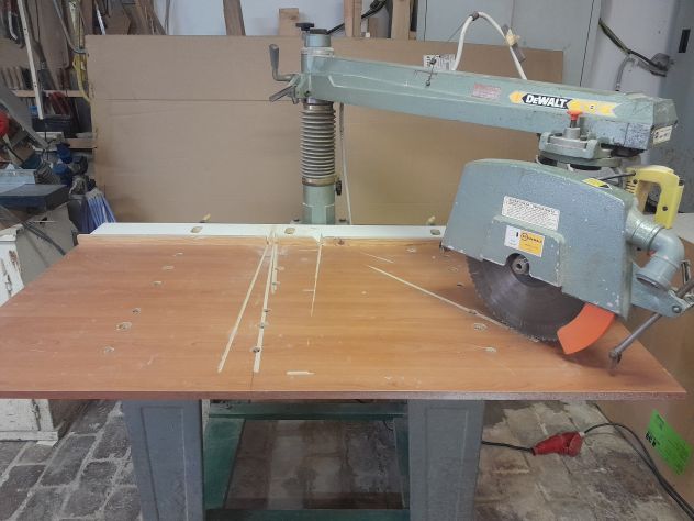 Sega radiale DEWALT modello 1600 S per Legno. Alluminio. altri materiali - Foto 3