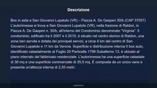 Immobile in asta di 38 m² in vendita a San Giovanni Lupatoto - Foto 9