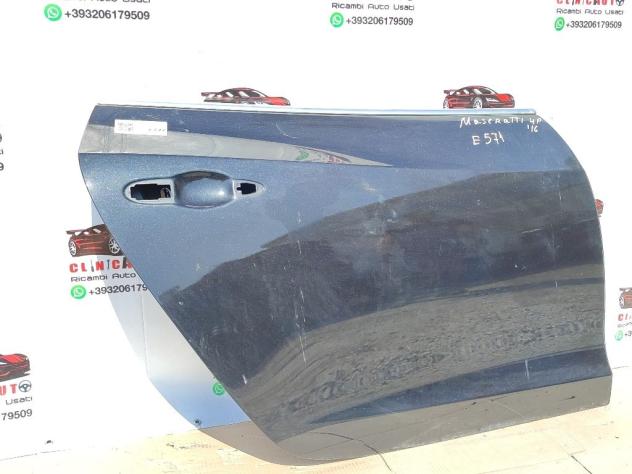 PORTIERA POSTERIORE DESTRA MASERATI Quattroporte 6° Serie 673008059 M15746D (13) - Foto 3