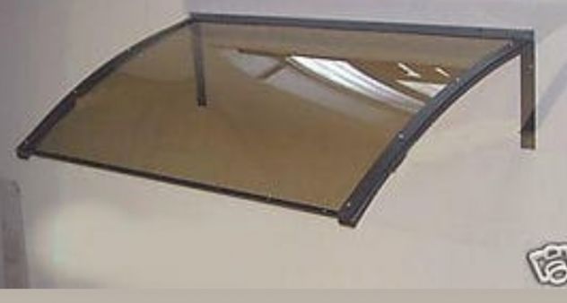 Tettoie pensiline pensilina acciaio alluminio inox Lexan - Foto 2