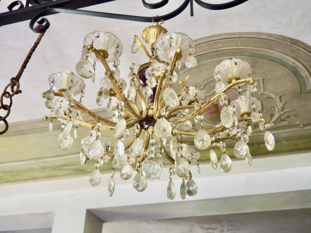 Lampadario stile Barocco in cristallo - Foto 3
