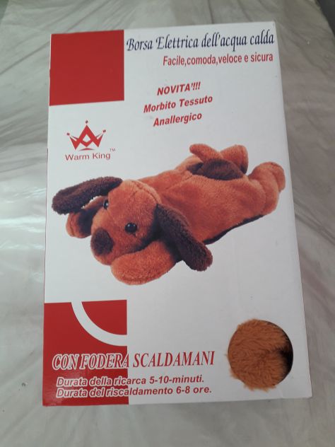 Borsa Peluche acqua calda elettrica NUOVA