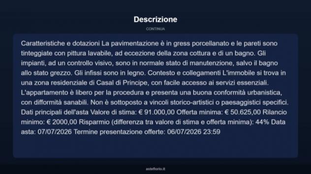 Immobile in asta di 198 m² con più di 5 locali in vendita a Casal di Principe - Foto 17