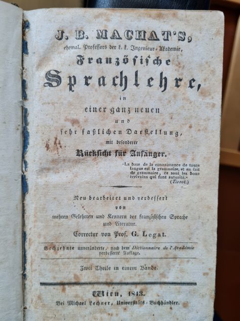 [Antiquariato] J.B. MACHAT'S EHEMAL, 1843 - Foto 2