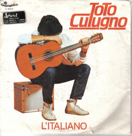 R84 - VINILE TOTO CUTUGNO L'ITALIANO