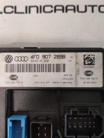 CENTRALINA COMFORT AUDI A6 Berlina Serie C6 (4F2) 4F0907289B diesel 2967 (0412) - Foto 2