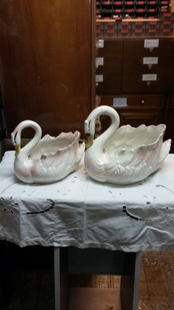 Famiglia di cigni, ceramiche -Vintage - Foto 2
