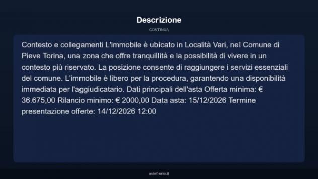 Immobile in asta di 150 m² in vendita a Pieve Torina - Foto 17