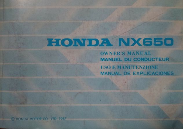 Honda XL XR XLV 250 350 500 750 650 CB 400 CBR900RR libretti uso manutenzione - Foto 7