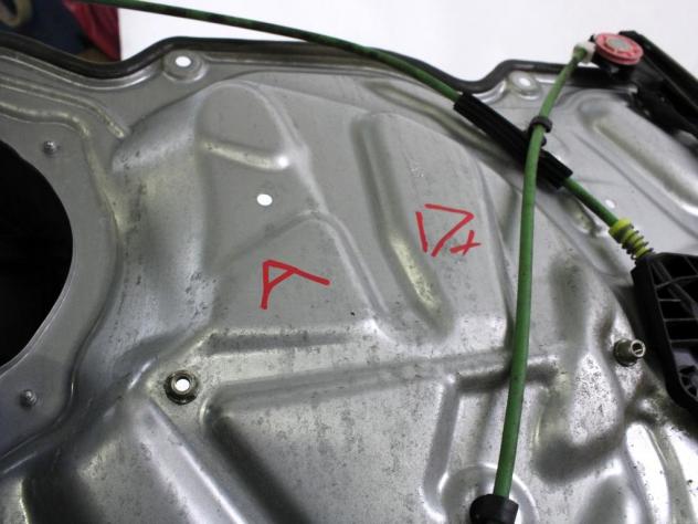 71740198 MOTORINO MECCANSIMO ALZA-VETRO ALZA-CRISTALLO PORTA ANTERIORE DESTRA FIAT CROMA 1.9 D 110KW AUT 5P (2010) RICAMBIO USATO 71740204 - Foto 8