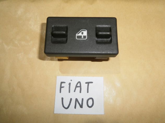 Pulsantiera interruttore alza vetri Fiat uno 1°s prima serie turbo sx "MARRONE"