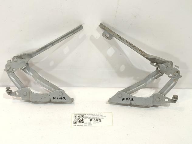 CERNIERE COFANO ANTERIORE DX E SX VOLKSWAGEN Golf 6 Berlina 5K0823302B 5K0823301B CAXA (0812) - Foto 2