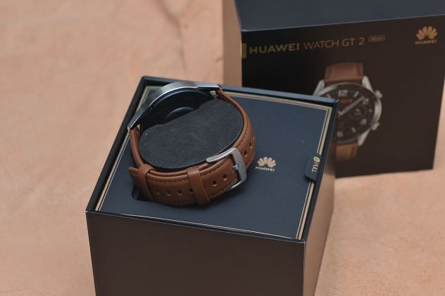 HUAWEI Smartwatch Watch GT 2(46mm), Marrone (Pebble Brown) Nuovo - Foto 5