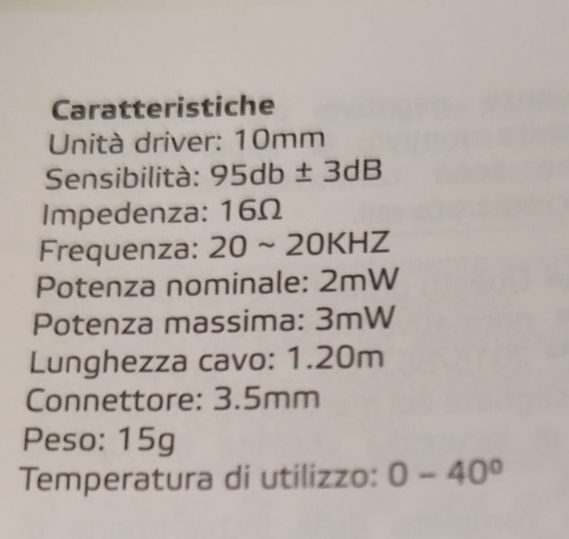 Auricolari bianchi Stereo in-ear NUOVI MAI USATI - Foto 2