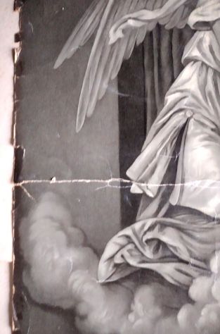 STAMPA CON IMMAGINE SACRA EPOCA INIZI 900 - Foto 6
