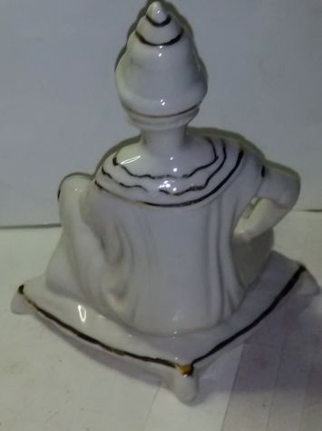 STATUINA IN CERAMICA FILETTATA ORO ZECCHINO AN 60 - Foto 8