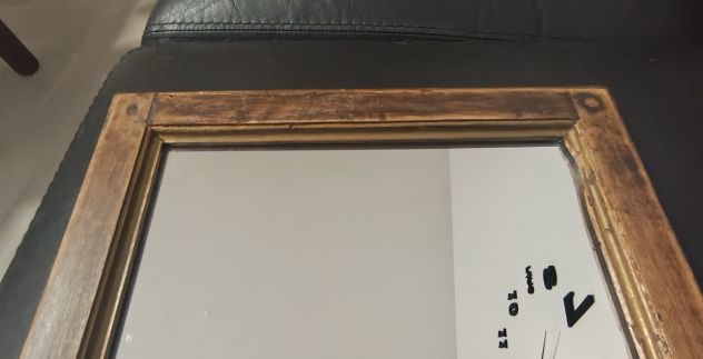 SPECCHIO ARTIGIANALE IN LEGNO 38X33 - Foto 4