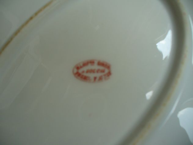 COPPIA DI VASSOI DI GINORI CON DOPPIO BORDO DORATO - Foto 2