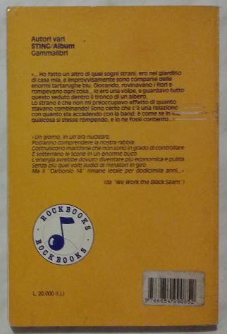 Sting Album; 1°Edizione Gammalibri, febbraio 1986 perfetto - Foto 3