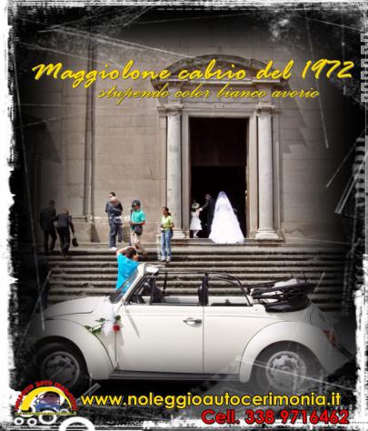 Maggiolino cabrio bianco - Foto 2