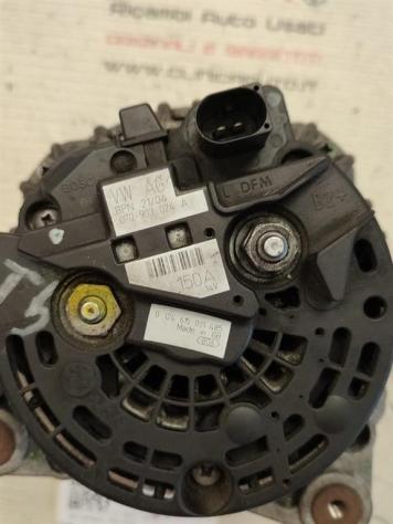 ALTERNATORE VOLKSWAGEN Transporter T5 Serie 070903024A 0124615031 AXD diesel 2461 (0309) - Foto 3