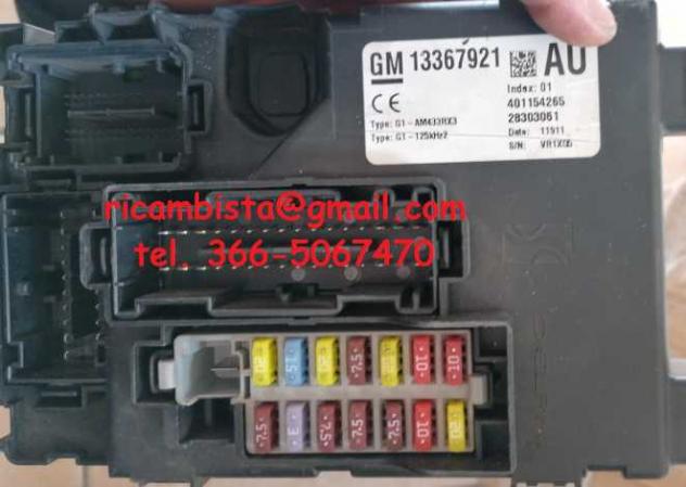 13367921 AU Opel Corsa D body computer