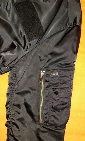 Bomber Diesel nero, con fodera interna verde. - Foto 6