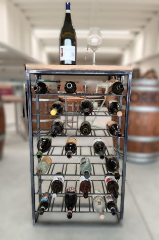 Cantinetta Industriale Artigianale in Ferro e Legno di Botte - 42 Posti - Pezzo - Foto 3
