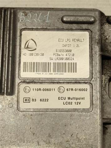 CENTRALINA GPL RENAULT Clio Serie 616553000 LR200100G24 D4FD7 bifuel/gas 1149 (0815) - Foto 2