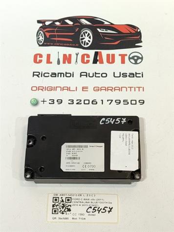 MODULO CONTROLLO BLUETOOTH FORD C - Max Serie AM5T-14D212-EB T1DA diesel 1560 (10)