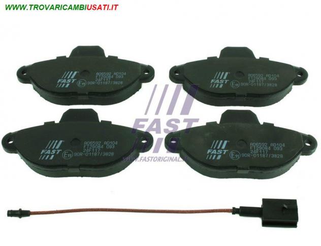 PASTIGLIE FRENO FIAT 500 07 ANTERIORE SENSORE 1.2 FT29084 Meccanica Impianto frenante Freni Pastiglie freni pos