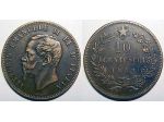 Regno d'Italia 10 cm. 1862