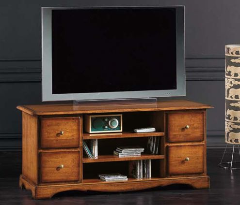 Porta Tv classico 4 cassetti - Nuovo