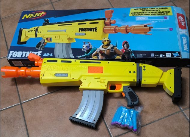 Nerf Fortnite AR-L completo- SCAR ufficiale Hasbro