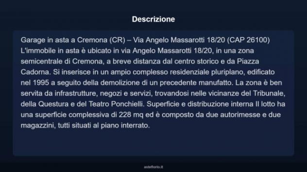 Immobile in asta di 228 m² in vendita a Cremona - Foto 5