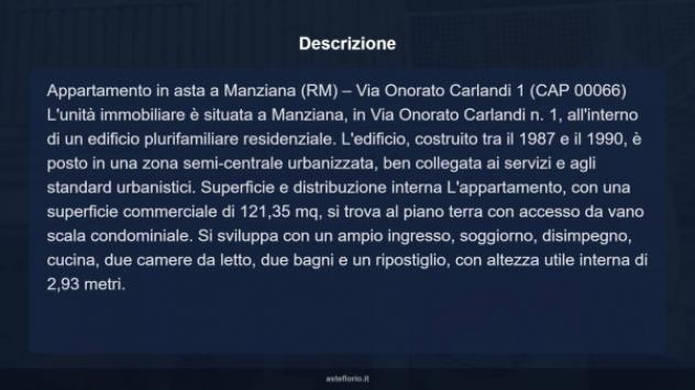 Immobile in asta di 121 m² con più di 5 locali in vendita a Manziana - Foto 13