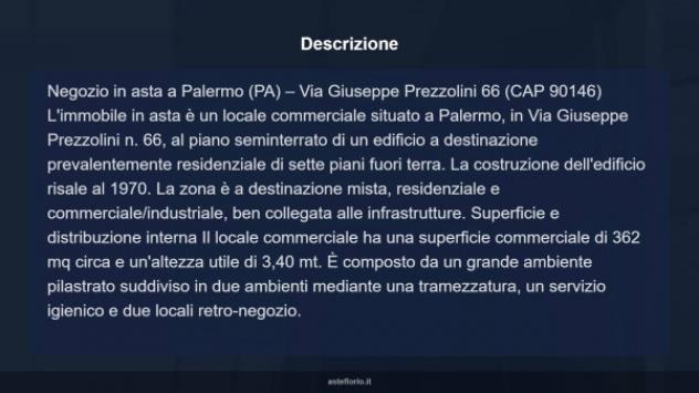 Immobile in asta di 362 m² in vendita a Palermo - Foto 10