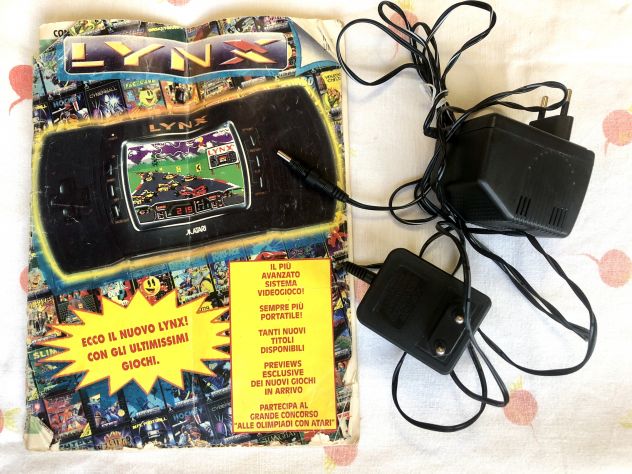 LYNX console anni 80 con 15 giochi &amp; custodia - Foto 3
