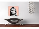 Quadro Pop Art dipinto a mano di Kurt Cobain