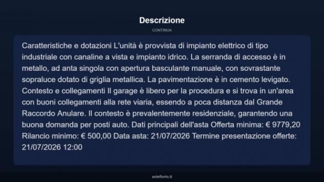 Immobile in asta di 18 m² in vendita a Roma - Foto 6