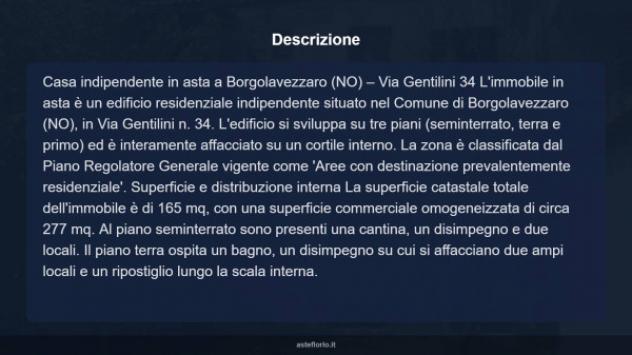 Immobile in asta di 165 m² in vendita a Borgolavezzaro - Foto 5