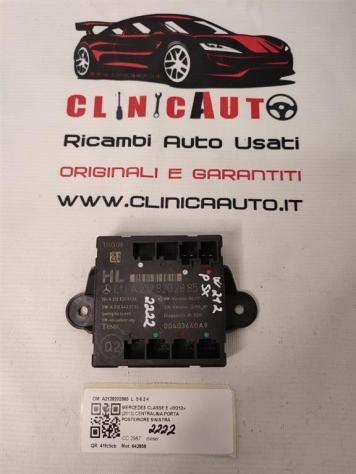 CENTRALINA PORTA POSTERIORE SX MERCEDES Classe E Berlina W212 A2128202885 (09)