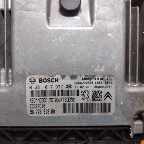 centralina motore BOSCH 0281017937 peugeot 206 1.4 HDI ANNO 2012 - Foto 4