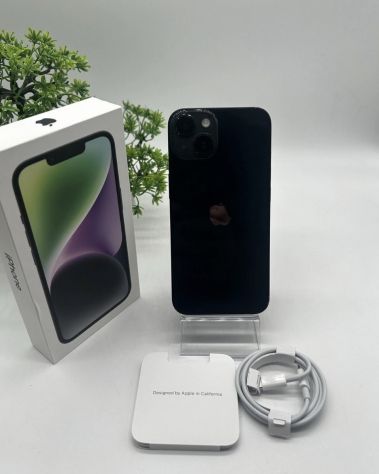 Apple iPhone 14 128GB Nero – Tutto Originale + Scatola e Cavo