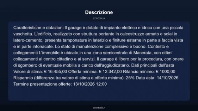 Immobile in asta di 41 m² in vendita a Macerata - Foto 9