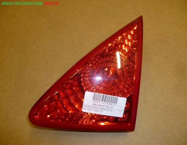 FANALE POST. PARTE INT. D. PEUGEOT 3008 (T8)  Parti elettriche  Fanaleria  Fanali  Fanale post. sx. PEUGEOT - 3008 - 01-04-2009 - 01-01-2014