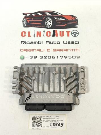 CENTRALINA MOTORE MINI Cooper 1° Serie 1214 7557395 7562616 benzina 1598 (0006)