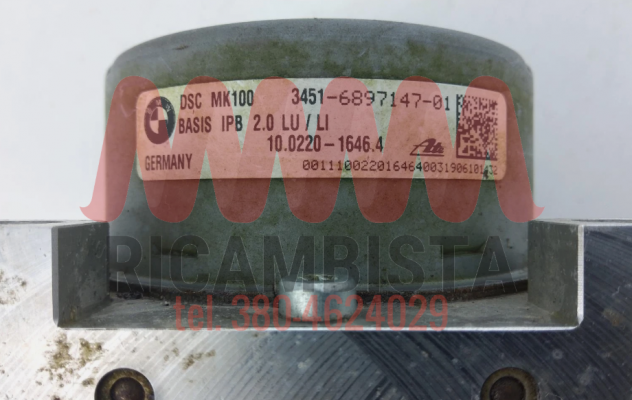 6897148 Mini Countryman F60 2016 guppo pompa ABS